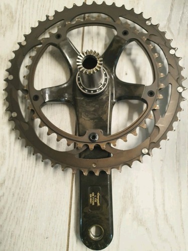 Campagnolo Record Carbon Ultra Torque system 10 speed Crankset 170mm 39x53 - Picture 5 of 6