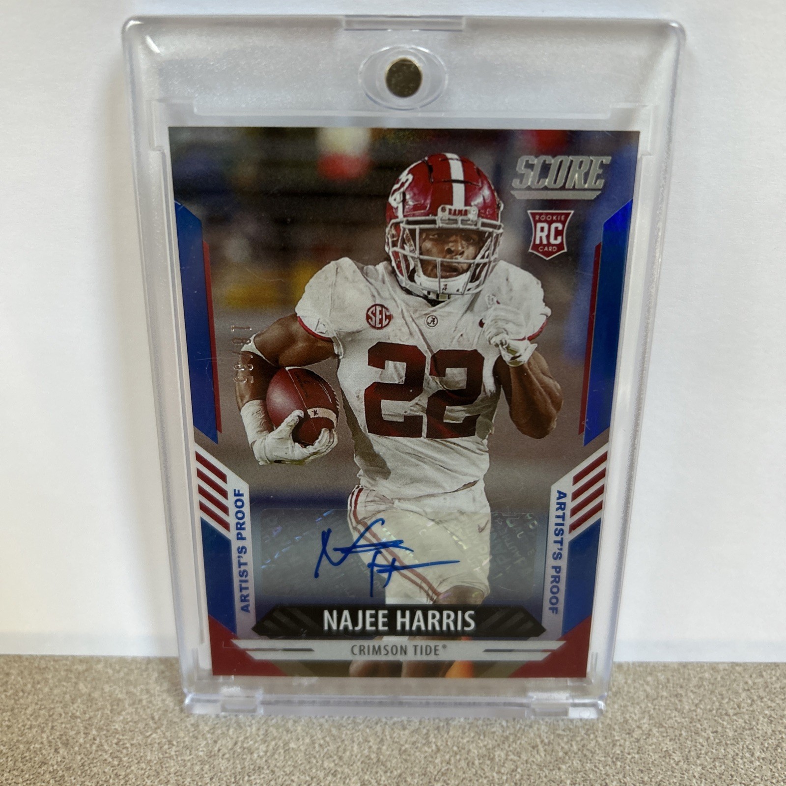 2021 Panini Score Najee Harris SP /35 Rookie Autographed #309 MINT🔥🔥