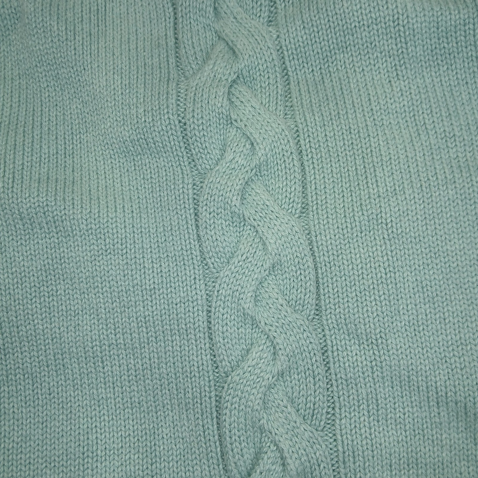 Pendleton Cotton Cable Knit Zip Front Sweater Ves… - image 5