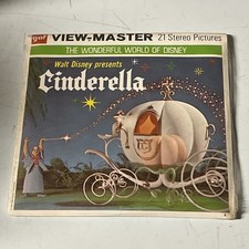 View-Master CINDERELLA - B318 - 3 Reel Set  Booklet V3 1965 - HTF - NIP 
