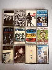 Rock Cassette Lot The Police Elton John Blondie U2 George Michael 90s