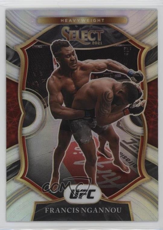 2021 Panini Select UFC Concourse Silver Prizm Francis Ngannou #92 14vb