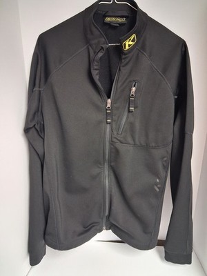 KLIM Inferno Mid Layer Jacket Black With Back Side & Sleeve Graphic Mens L