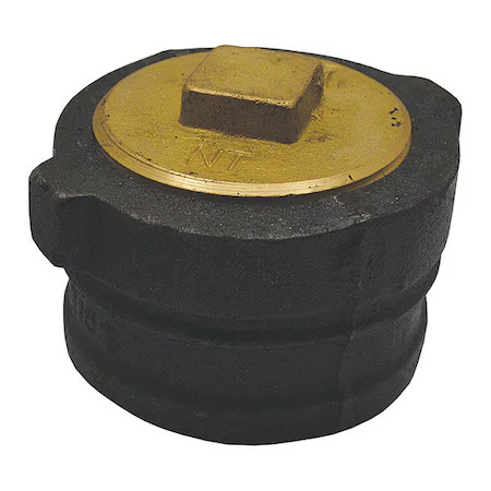 JONES STEPHENS C38404 No Hub Cleanout w/Plug, 4" - Picture 1 of 1