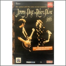 Jimmy Page & Robert Plant 1989 Blank Tour Poster