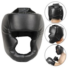 Kopfschutz Boxen Sparring Kopfschutz Mma Head Face 50 Bis 58CM Schwarz