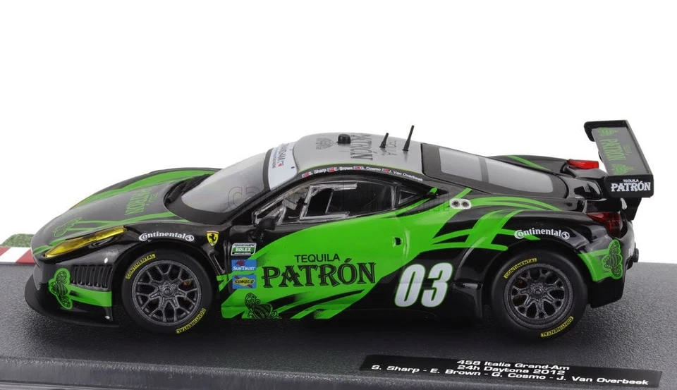 MODELLINO AUTO STATICO FERRARI 458 ITALIA 24H DAYTONA 2012 SHARP BROWN 1:43 - Immagine 3 di 4