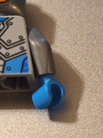 Lego Nexo Knight Soldier Minifigure 30376 70318 Dark Azure Armor nex039b - As Is