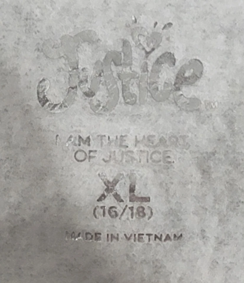 Vestido Sudadera Justice Girls Puño Acanalado Terry Francés Talla XL (16/18) Lentejuelas Foto 3 de 4