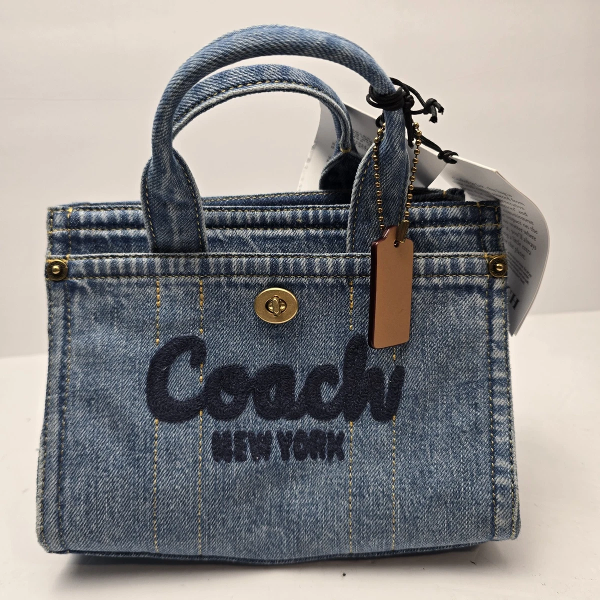 Las mejores ofertas en Bolsas de Mano Exterior Coach Denim y