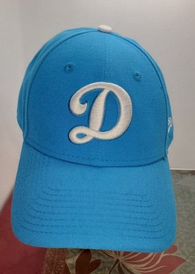 New Era Los Angeles Dodgers Hat Snapback Light Blue Cap White Big