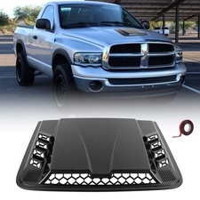 Carbon Air Vents Hood Scoop Bonnet Trim Cover For Dodge Ram 1500 2500 3500 Sxt Carbon Air Vents Hood Scoop Bonnet Trim Cover For Dodge Ram 1500 2500 3500 Sxt