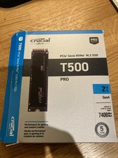 Crucial T500 2TB SSD PCIe Gen4 NVMe M.2