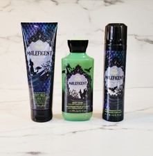 GiftSET 3 Bath Body Works Disney Villains MALEFICENT Wash Fragrance Mist Cream