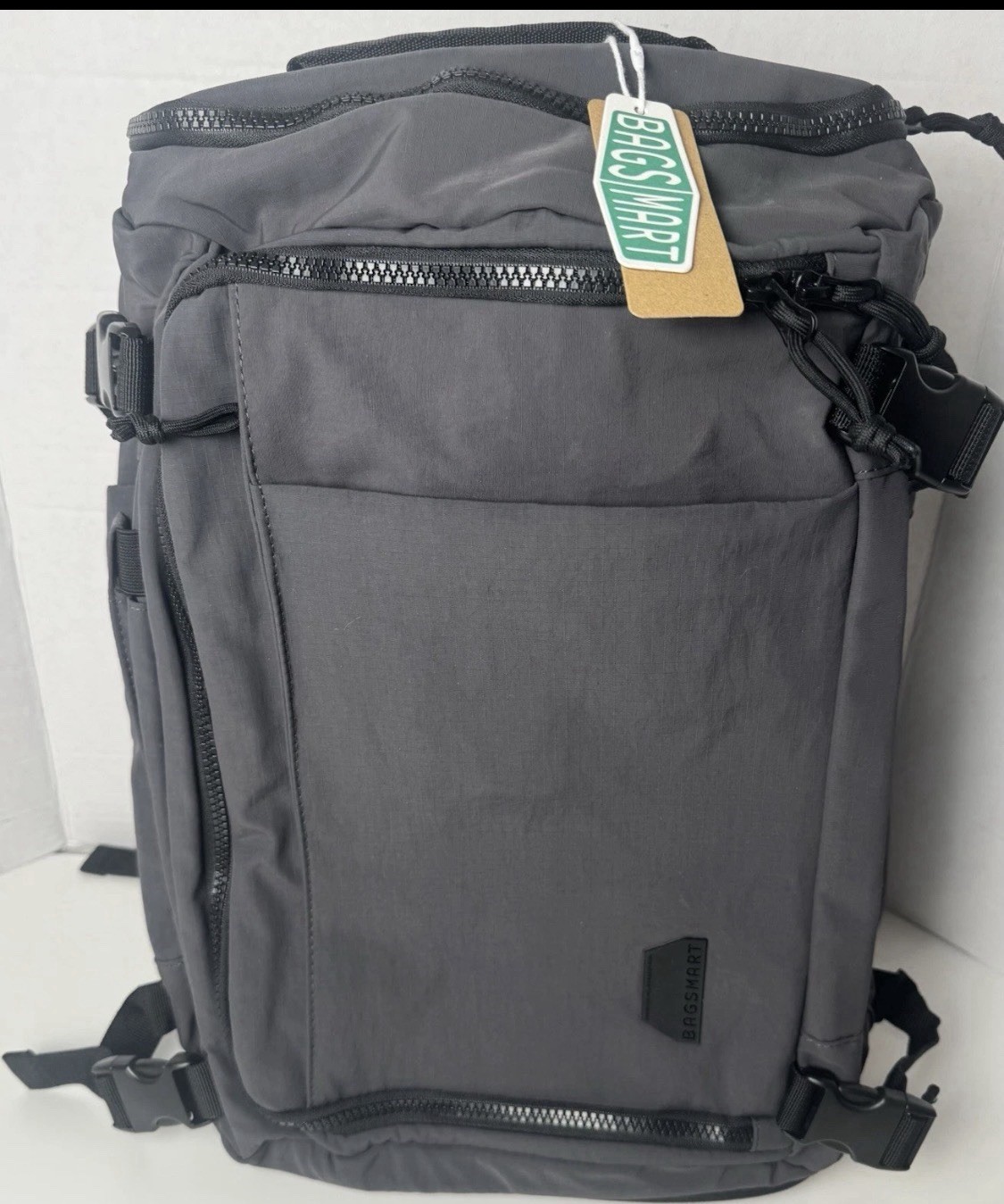 Black Carry On Bag W/12&rdquo; Tote