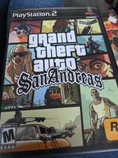 Grand Theft Auto: San Andreas Sony PlayStation 2, 2004 Case, Manual, And Map