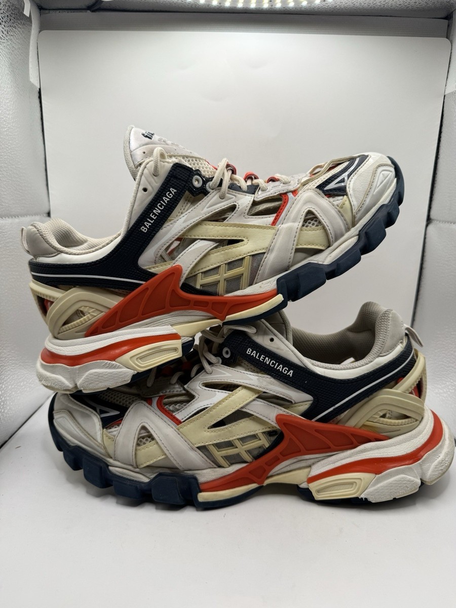 Size 9 (42) - Balenciaga Track Sneaker 2.0 White Red Blue No