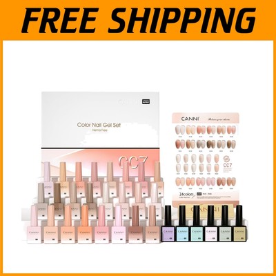 Salon-Quality 30-Pcs Jelly Gel Nail Polish Kit with UV Lamp - Long-lasting Shine