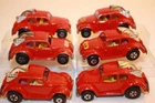 Six Vintage 1971 Matchbox Lesney Superfast Volkswagen VW Volks-Dragon Cars #31