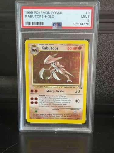 Kabutops (Unlimited) graded PSA 9 for sale on eBay