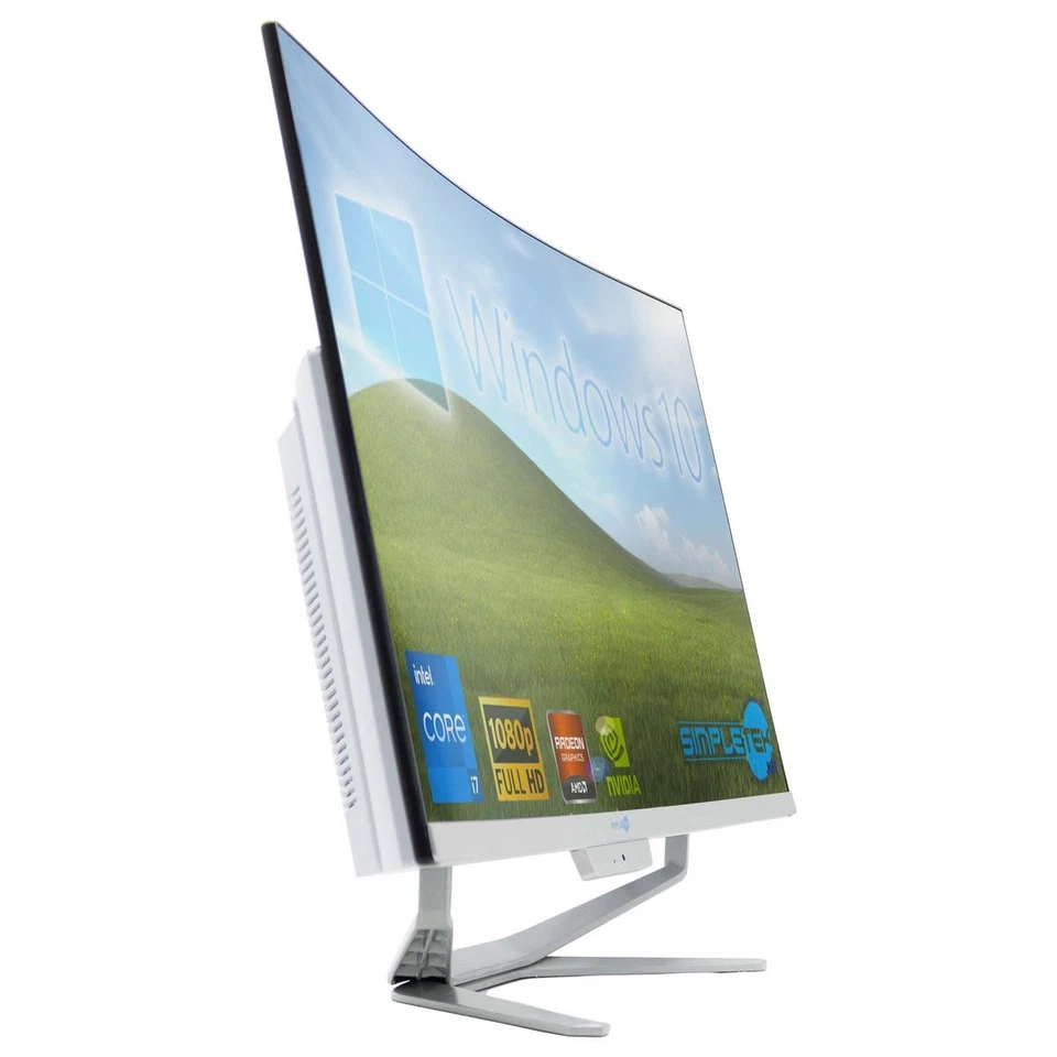 All IN One 27 " FHD Gebogen I7 6° Gen. RAM 16 GB SSD 480 Win 10 Computer Starr _ - Bild 3 von 4
