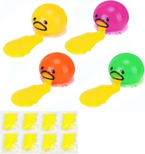 4Pcs Puking Egg Yolk Stress Ball, Vomiting Egg Yolk Stress Ball, Vomiting Disgus
