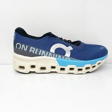 On Mens Cloudmonster 2 Blue Running Shoes Sneakers Size 10.5
