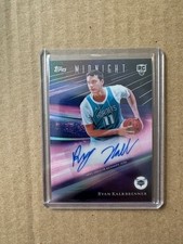 2025 Topps Midnight Basketball Ryan Kalkbrenner Rookie Horizon Signature Auto