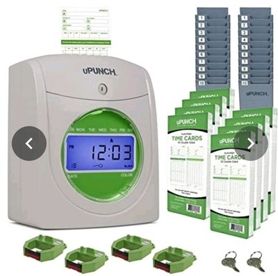 uPunch HN3540 Complete Small Business Start-Up Kit: AutoAlign Time Clock System