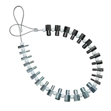 Nut & Bolt Thread Checker (Complete Sae/Inch and Metric Set) - 26 Male/Female Ga