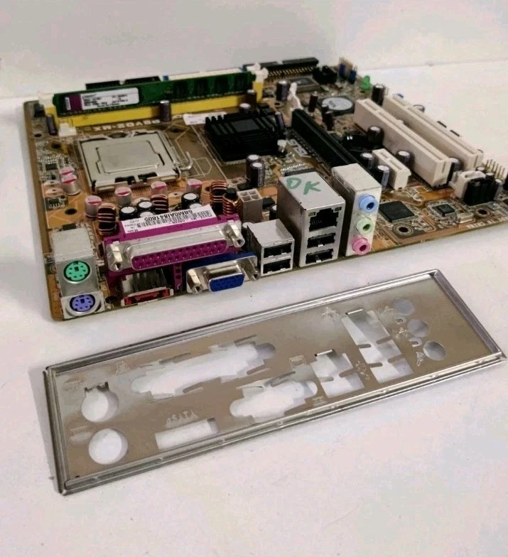 Motherboard Socket 775  ASUS P5VD2-MX + Scheda Intel Pentium 4 + RAM 1GB DDR2 - Immagine 2 di 4