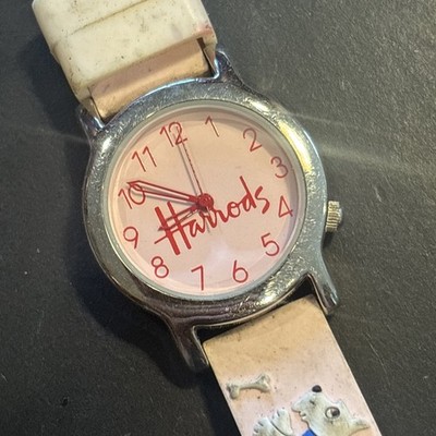 U73 Unique Genuine Harrods Pink Dog Ladies Watch Untested & As Is Conditions***