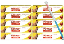 9 Pack In Box Paste Horse Dewormer Apple Flavor wormer US