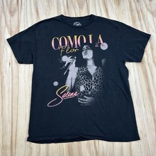 Selena Si Una Vez Graphic T-Shirt Size Large Short Sleeve Music Band