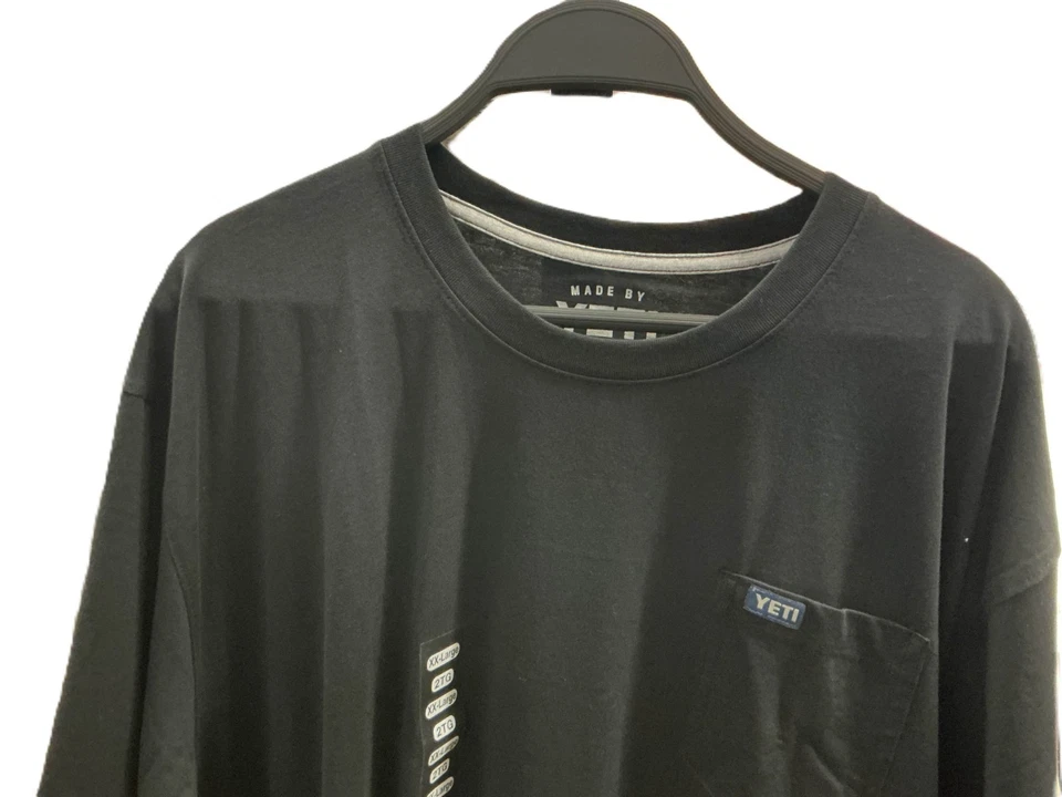 Футболка с коротким рукавом YETI Pocket C&S, черная, XX-Large - Изображение 2 из 4
