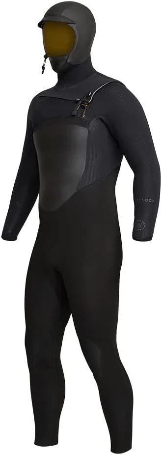 XCEL Men's 4/3 DRYLOCK CZ Hooded Wetsuit - BLK - Size Large Short - NWT - Image 3 of 4