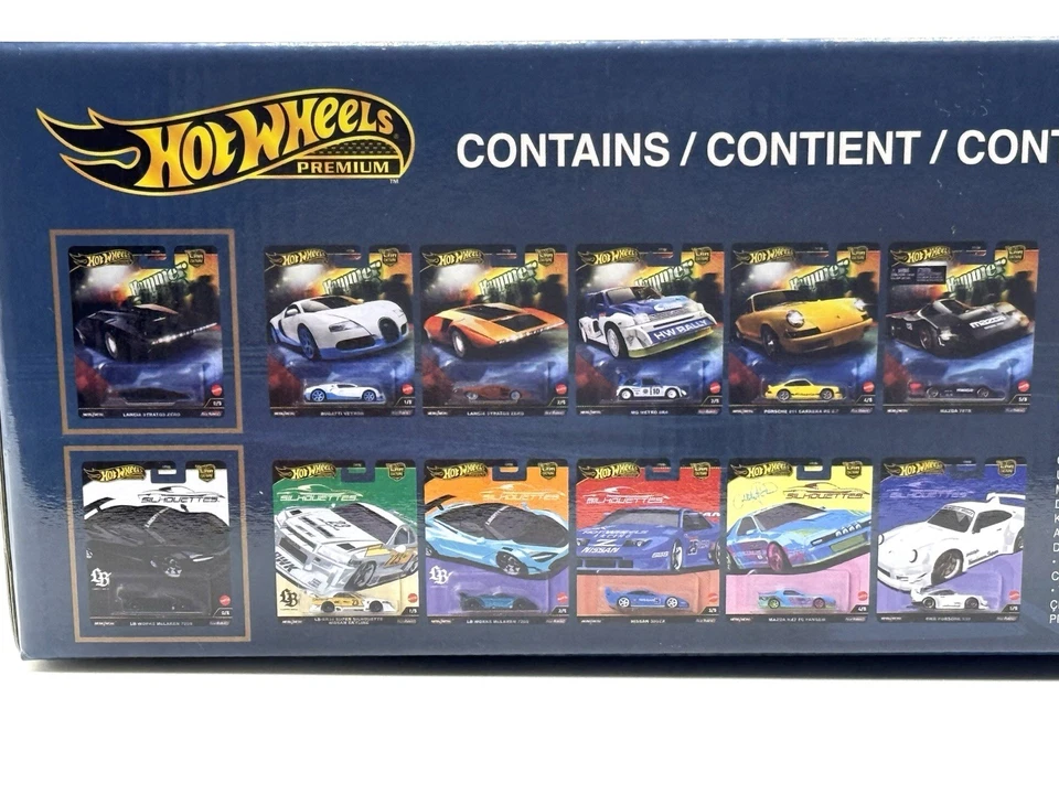 2025 Hot Wheels Walmart Car Culture Team Transport 1/4 Set w/Silhouettes Chase - Image 2 of 4