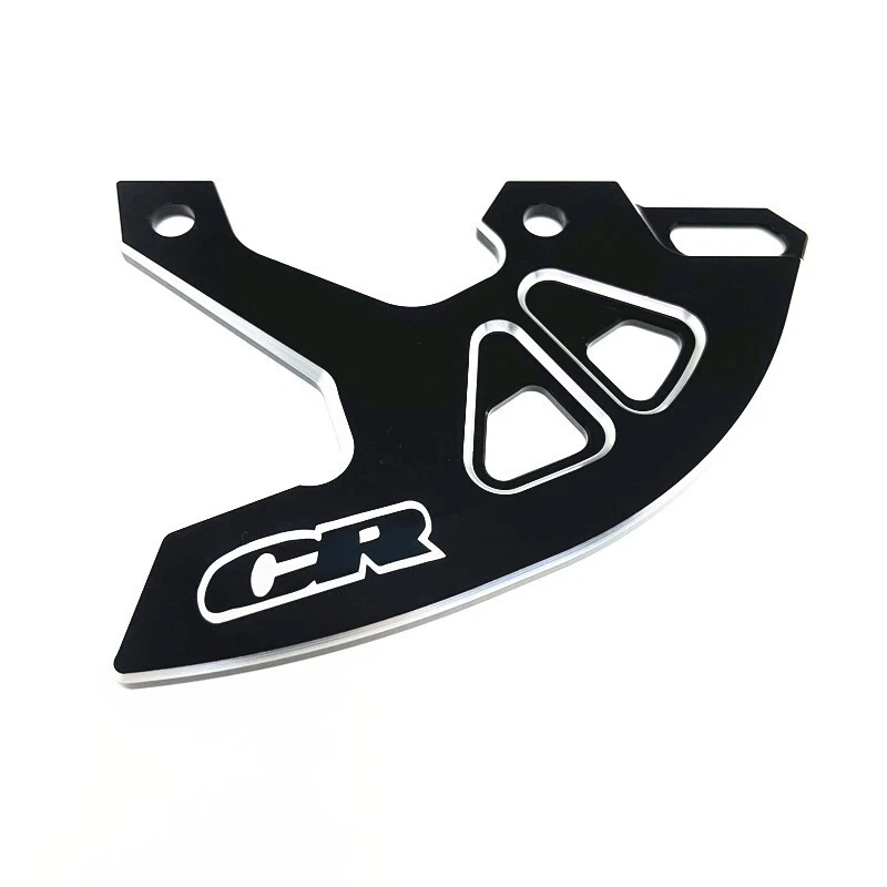 Disco de freno trasero negro + protector de pinza de freno para HONDA CR125R CR250R 2002-2008 Foto 2 de 4