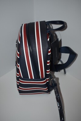 Tommy Hilfiger Blue and Red Stripes Mini Backpack | eBay display picture 2