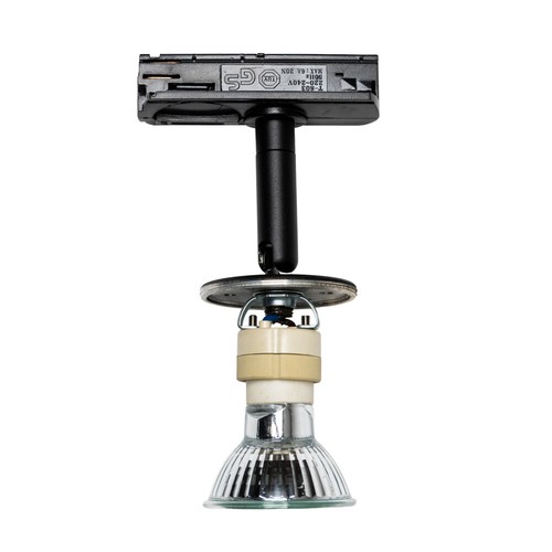 Litecraft Bexley Track Light Flexible Metal 1m Kit with 3 GU10 Heads - Black - Picture 8 of 9
