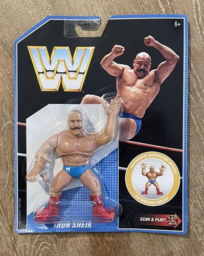 WWE Retro Series 8 IRON SHEIK Figure NEW WWF HASBR...