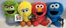 New Sesame Street 50 Years Plush Lot Big Bird Oscar Elmo Cookie Monster