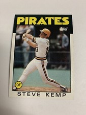 1986 Topps Pittsburgh Pirates Steve Kemp
