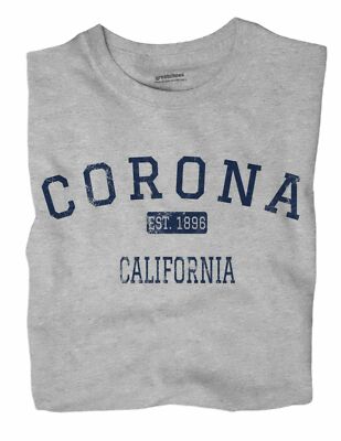 Corona California CA T-Shirt EST