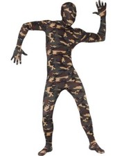 Tuta mimetica chiazzata militare accademico travestimento taglia L