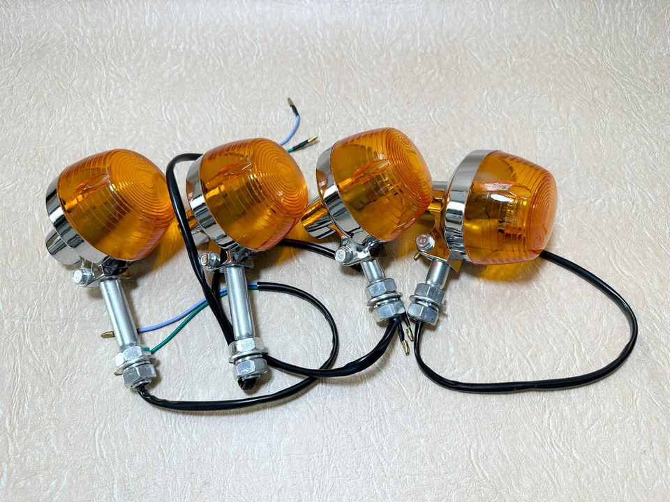 1969-1974 Honda CB750 Front & Rear Light Winker Set Turn Signal Indicator K0-K4. - Image 3 of 4