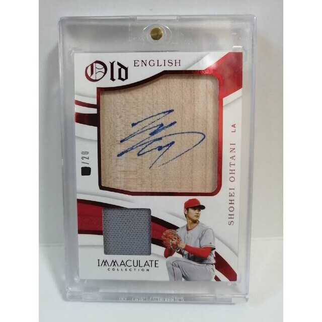 全信頼を寄せる Immaculate PANINI 2019 Shohei Bat Jersey Used Auto Ohtani Topps