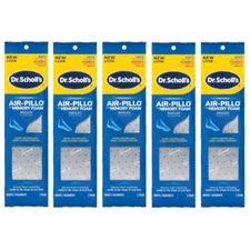 5 Pack - Dr. Scholl's Double Air-Pillo Insoles Men's or Women's 1 Pair Each