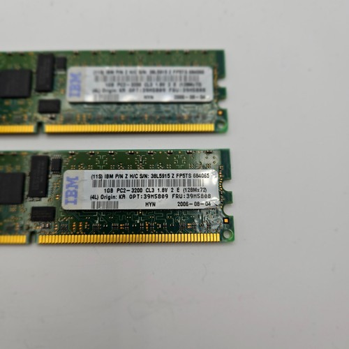 Hynix 2gb (2 x 1gb) RAM Kit PC2-3200 ECC Registered DIMM - Picture 3 of 4