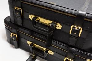 mcm rolling luggage